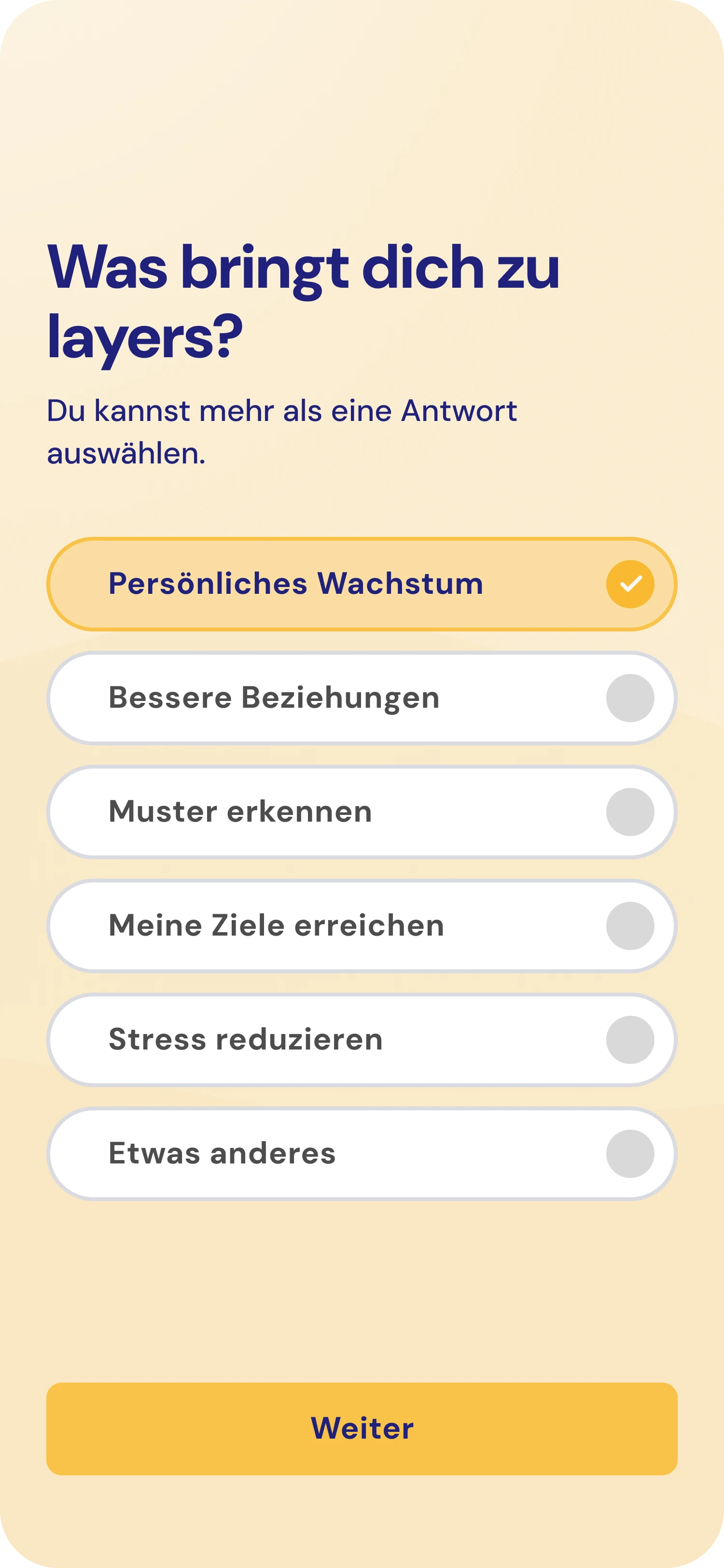 layers lernt dich kennen